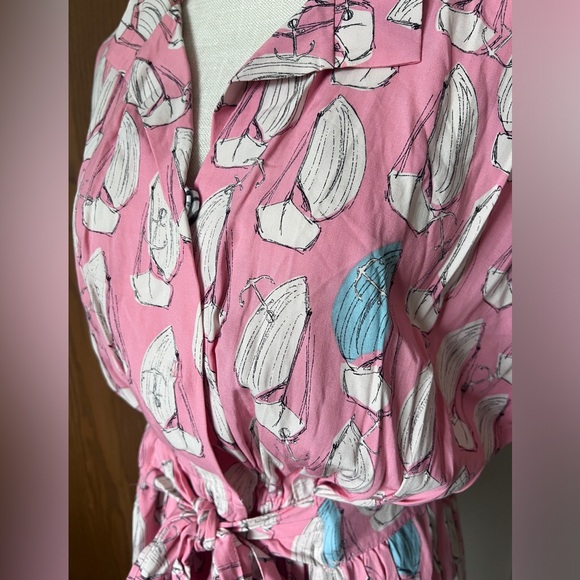 Maeve Novelty Print Sailboat Romper from Anthropologie - Picture 3 of 5